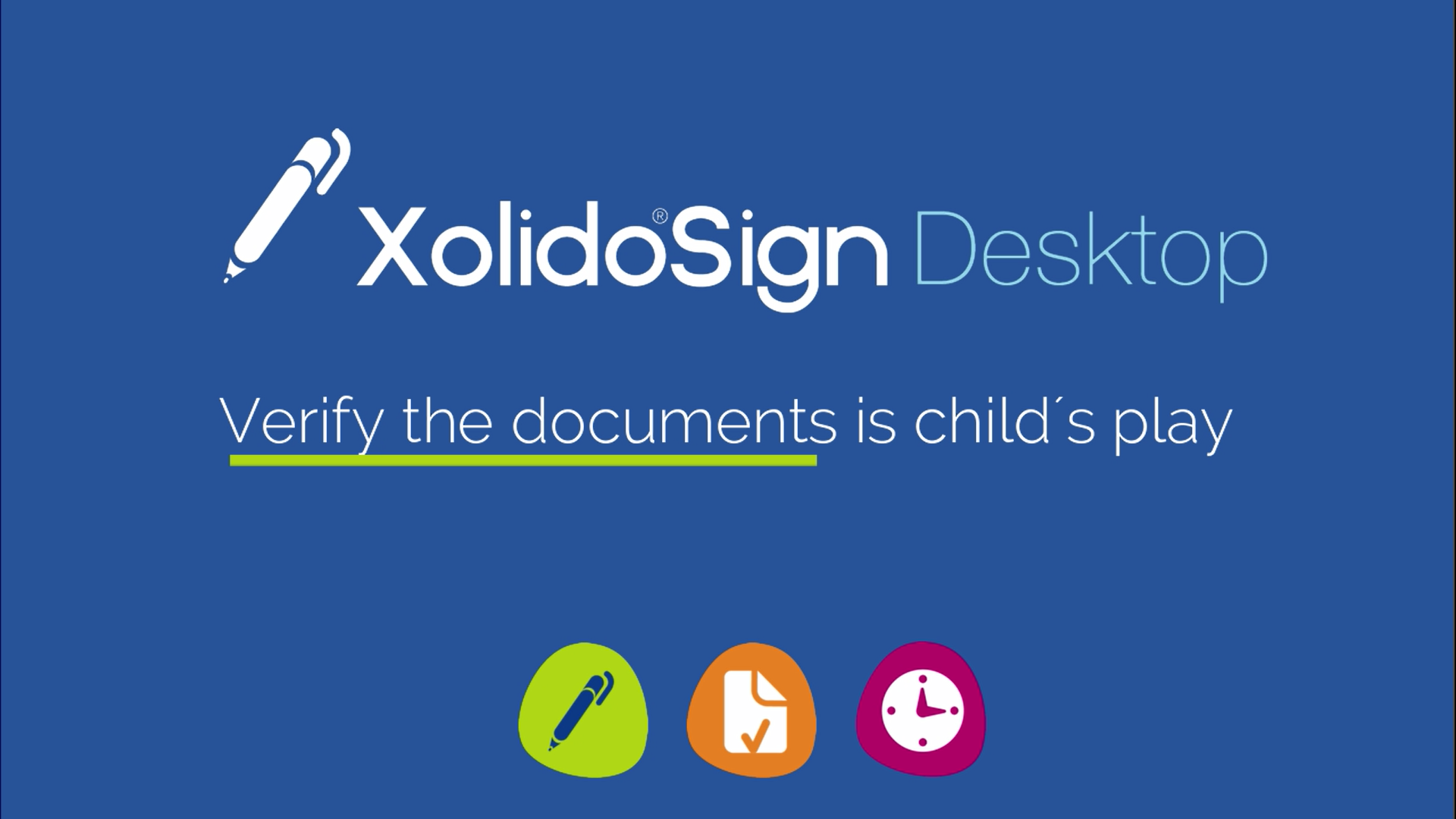 Verification of documents with XolidoSign Desktop