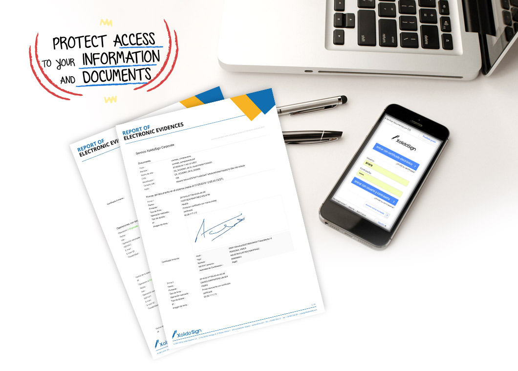 Protect access to your information and documents