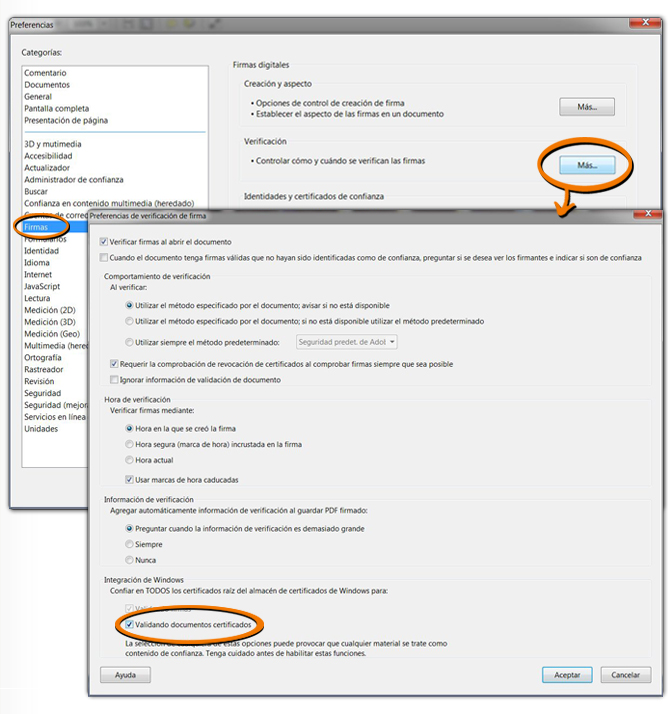 Add trusted entities in Acrobat Reader XI